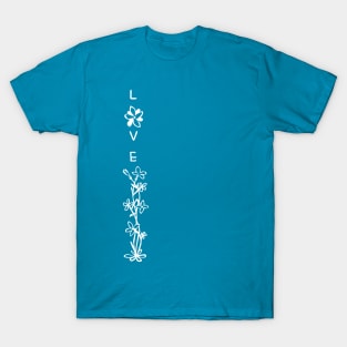 Love Floral Vines T-Shirt